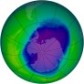 Antarctic Ozone 2008-10-11